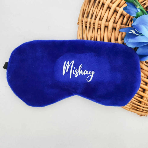 Personalised Neck Pillow with Eye Mask Combo Gift Set for Kids